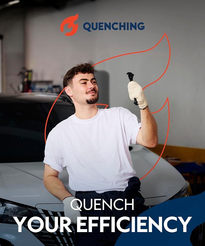 QUENCHING Self-Adjusting Crowfoot Wrench, 5–17mm (3/16”–11/16”), Slim Profile for Tight Spaces, Single Tool Alternative for Tight-Access Fasteners