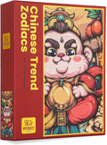 Jigsaw Puzzles for Adults 1000 Pieces, Chinese Zodiac Animals Clever, Playful, Innovative Monkey Jig Saw Puzzle Gifts for People Born in 1968, 1980, 1992, 2004, 2016, 31.5 * 17.72 Inch