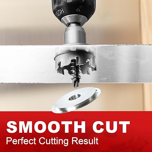 EZARC Carbide Hole Saw Heavy Duty, Hole Cutter for Stainless Steel, Sheet Metal 2-1/8" 54mm