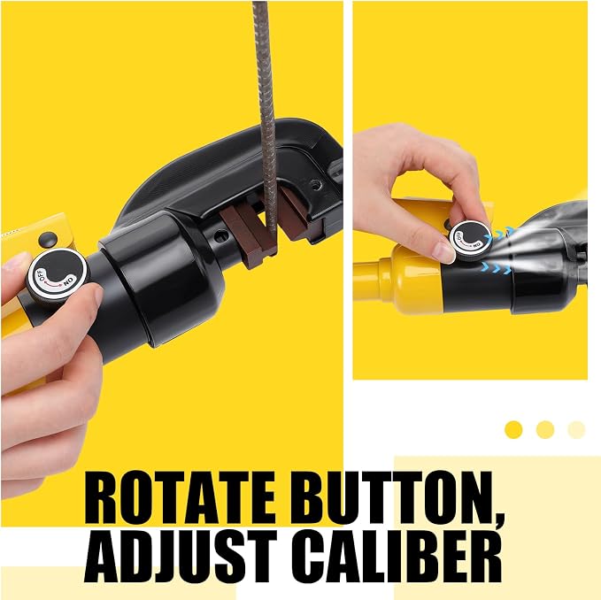 Lothee 8 Ton 5/8 Inch Hydraulic Rebar Cutter Cutting up to 4-16 mm with Portable Box Heavy Duty Rebar Bender Manual Bolt Chain Metal Cutting Pliers Handheld Hydraulic Shear Tool