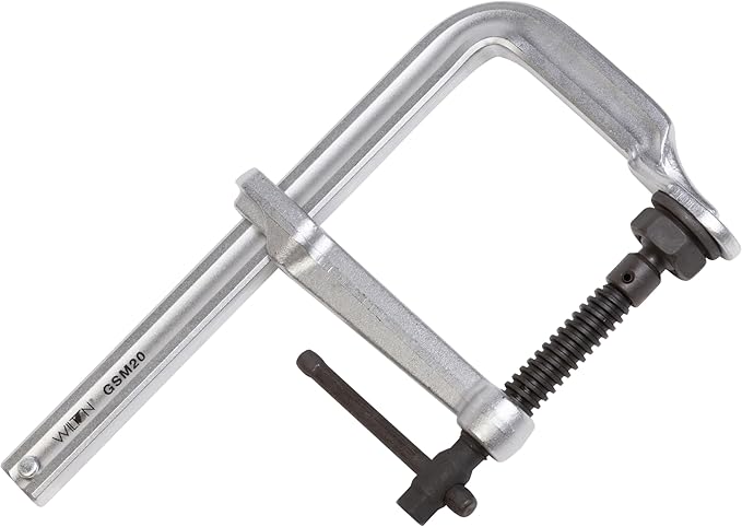 Wilton Heavy-Duty F-Clamp, 8" Opening, 5-1/2" Throat, 2660 Lbs. Clamping Force (GSM20)