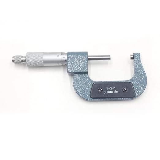 HFS(R) 1-2" Mechanical Digital Outside Micrometer Digit Counter Carbide Tips 0.0001"