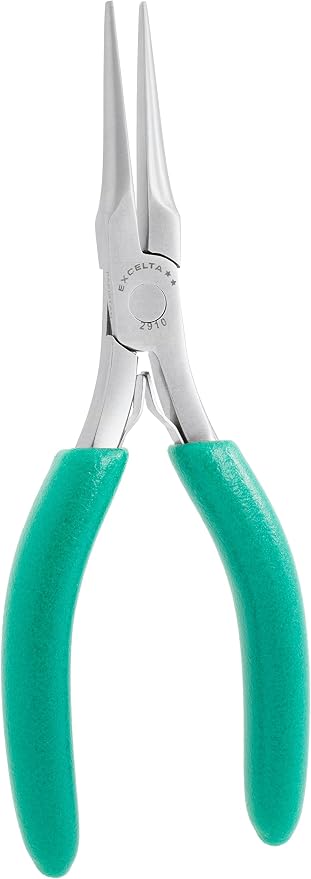 Excelta 2910 Pliers, Large, Needle Nose, Two Star, SS