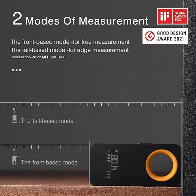 HOTO Laser Measuring Tool, Fathers Day Dad Gifts, Pocket-Size 98Ft Laser Tape Measure ±2mm Accuracy, USB-C Rechargeable, OLED Display, Ft/M/in Unit, Real-Time Data Sync, Cool Gadgets Gifts for Men
