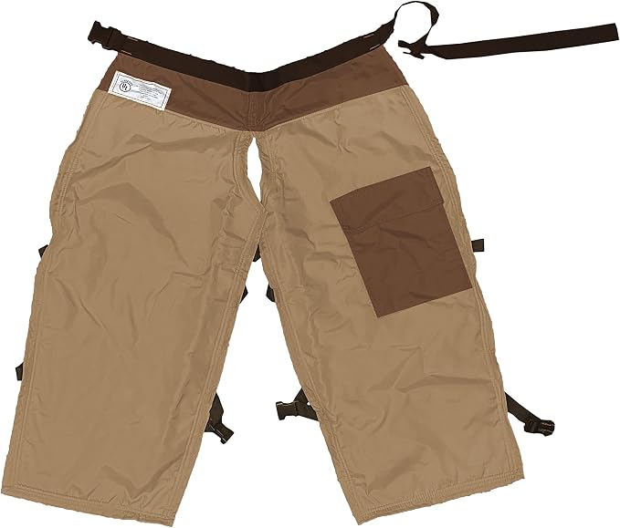 FORESTER Chainsaw Chaps for Men & Women | Apron-Style Chaps with Pocket & Adjustable Waist | Chainsaw Safety Equipment