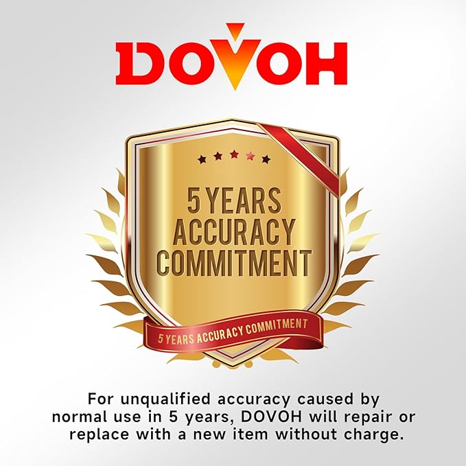 DOVOH Outdoor Laser Level 360 Self Leveling with Receiver, H3-360G-KIT | 400ft Long Range With Detector, High Power, Daylight Use, Green Beam, For Outside, Grading, Construction, Decking, Framing