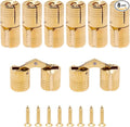 12mm Brass Barrel Hinges Cylindrical Hidden Cabinet Concealed Invisible Furniture Hinges Mount 180 Degree Opening Angle 8Pcs