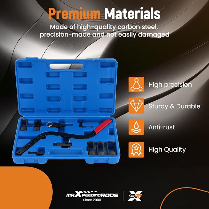 maXpeedingrods 2112 Valve Spring Compressor Kit Spring Clamp Tool Kit for BMW MINI VW Audi Hyundai Toyota Lexus Ford Lincoln Nissan Renault Opel Seat Clio & more