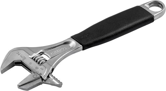 Bahco Adj./Pipe Wrench,12",1-3/8" Cap.,Chrome BAH9073RPCUS - 1 Each