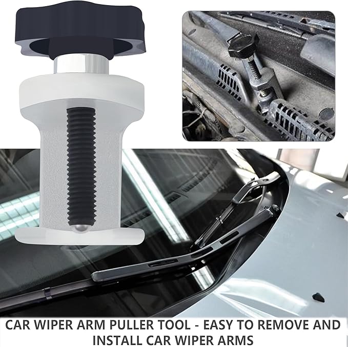 Stacool Car Windshield Wiper Arm Removal Tool - Carbon Steel Wiper Arm Puller with Adjustable Knob for Quick Disassembly & Installation -Windshield Wipers Puller Tool Compatible with Acura/Honda