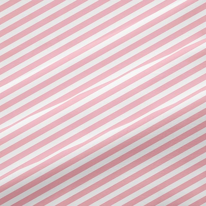 Sedefen Striped Duvet Cover Queen Size Pink Stripe Bedding Set for Girls 3 Pieces Soft Breathable Microfiber Reversible Geometric Stripes Duvet Cover Set with Zipper Closure and 2 Pillowcases