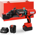 LOSCHEN 360-degree Rotation Cordless Rebar Cutter,Portable Handheld Rebar Cutting Saw,Electric Hydraulic Rebar Cutter,Cutting up from 3/20" (4mm) #3 to 7/8" (22mm) #7 Rebar (Li-ion Battery Version)