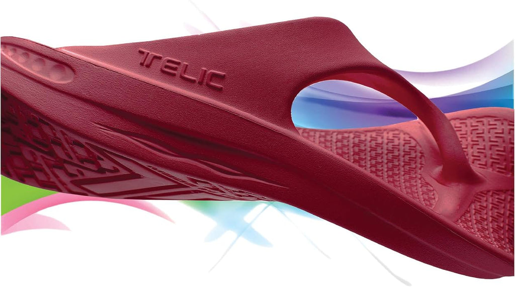 Telic Unisex Adult Energy Flip Flop Arch Support Cushioned Sandals