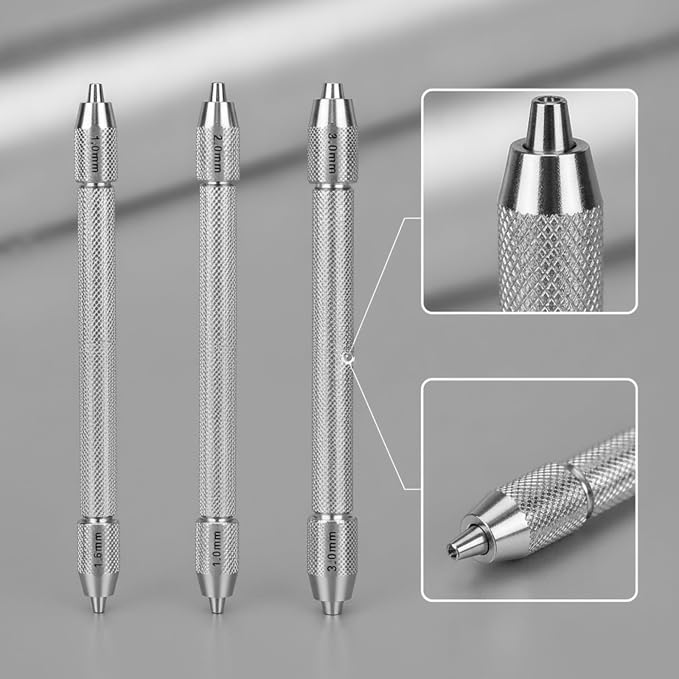 Head Drill Clamp Pin Vise Micro Drill Holder Hand Tool Build with Firm Control suitable for watch repair jewelry crafting hobby projects