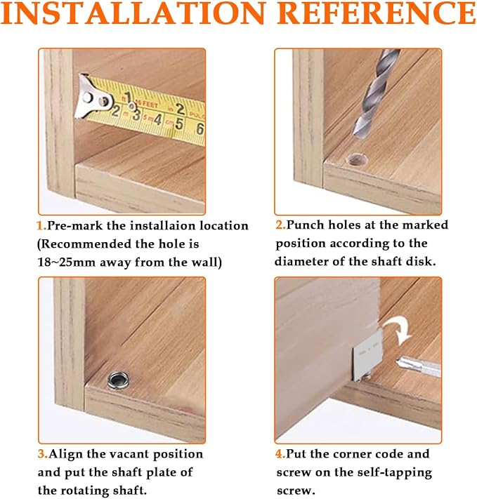 2 Sets Pivot Hinges Silver Heavy Duty Concealed Shaft Door Hinges with Bushing for Wood Doors, Drawers, Furniture Cabinets, Wardrobe, Showcase, etc