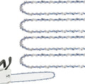 4 Pack 10 Inch Chainsaw Chain 3/8" LP Pitch .043'' Gauge 40 Drive Links fits Milwaukee, Ryobi, Worx, Craftsman and more