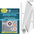 Skinny Robin 16 Point Mariners Compass Book and Ruler Combo