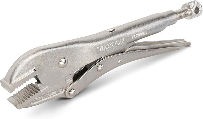 TEKTON 10 Inch Straight Jaw Locking Pliers | PLK00010