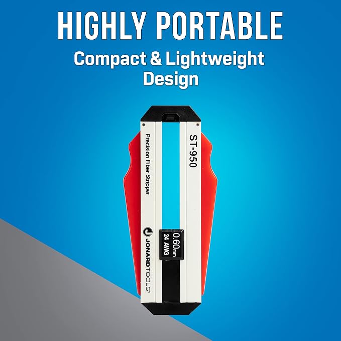 Jonard Tools ST-950 Precision Fiber Optic Stripper (600-1100 Micron)