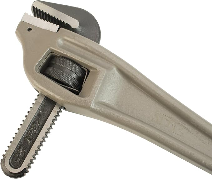 Steel Dragon Tools 24" Aluminum Offset Pipe Wrench 31130 Model 24, 4" Capacity