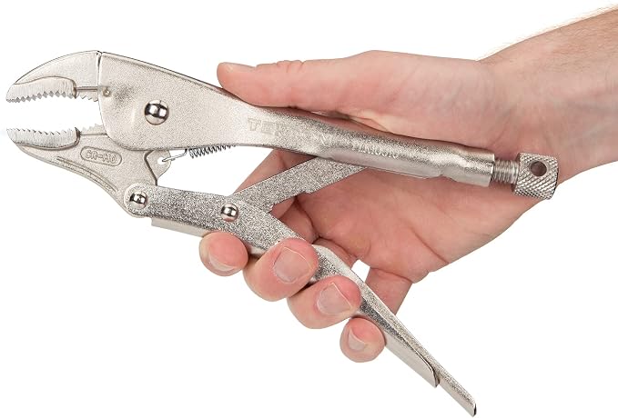 TEKTON 10 Inch Curved Jaw Locking Pliers | PLK10010