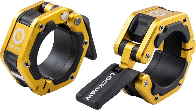 Lock-Jaw Flex Magnetic Barbell Collars/Clamps, 2"/50mm Olympic Bars