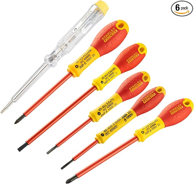 Stanley 0-65-443 Screwdriver-Set (6-piece), Multicolor