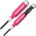 MEGAPRO® 15-in-1 Original Multi-bit Screwdriver | Home DIY & Repair | Construction | Tradeswork | 14 Industrial-grade bit tips | 1/4" Hex Drive in shaft (Pink)