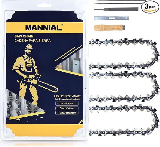3 Pack 16 Inch Chainsaw Chain .325" .050" 66DL Fits SP33G Husqvarna 435