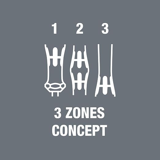 Wera 2052/6 Kraftform Micro Ballhead Hexagon Electronics Screwdriver Set and Rack, 6-Piece