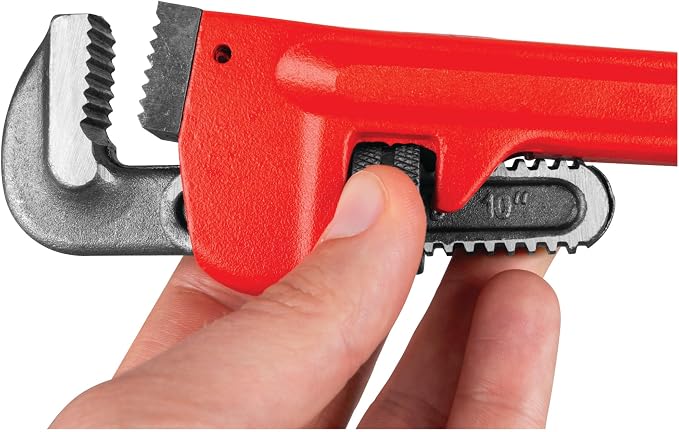 Performance Tool W1133-10B 10 in. Red Pipe Wrench