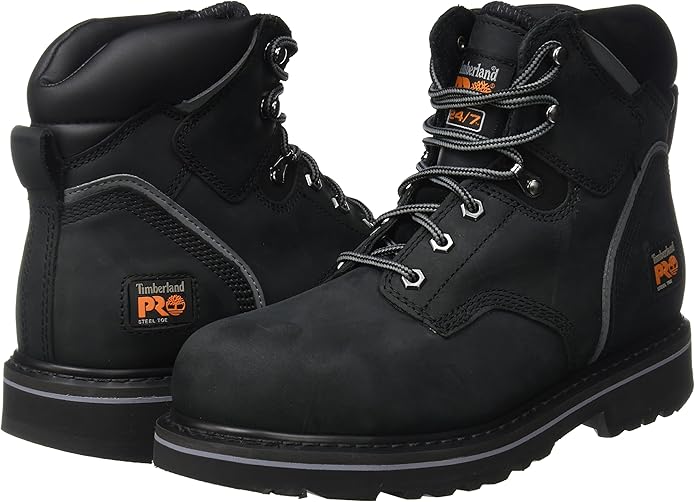Timberland PRO Men's Pit Boss 6 Inch Steel Safety Toe Industrial Work Boot