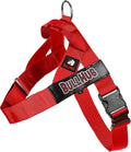 Adjustable Dog Harness– No Pull, No Choke – for English Bulldogs, French Bulldogs, Pugs & Broad-Chested Breeds – Easy, Safe Walks (Bright RED, Small)