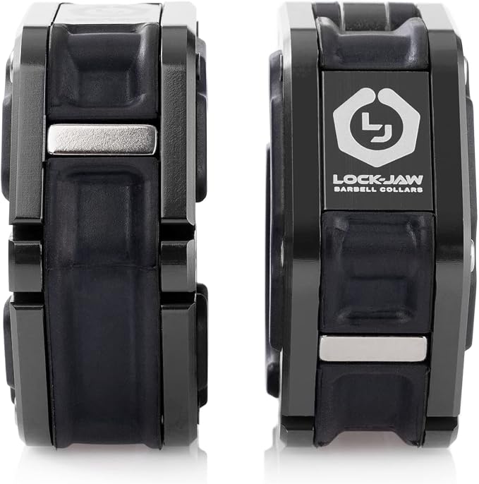 Lock-Jaw Flex Magnetic Barbell Collars/Clamps, 2"/50mm Olympic Bars