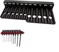 Magnetic T-Handle Hex Wrench Organizer Rack Compatible with Harbor Freight ICON Style T Handle Wrenches, Fits SAE Metric & Torx Sets (sae)