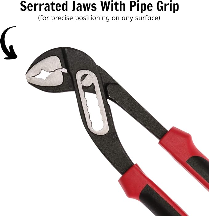 Teng Tools 7 Inch TPR Grip Slip Joint/Water Pump Pliers - MB481-7T