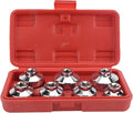 Brilluxa Oil Filter Wrench, 7Pcs Socket Cap Removal Tool Set 24 27 29 30 32 36 38mm for Automotive Paper Cartridge Housings