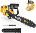 Ecarke 16-Inch Brushless Chainsaw Compatible with Dewalt 20V Cordless Chain Saw Brushless 45Ft/s Electric Hand Tree Saw for Wood/Tree Cutting and Pruning (Tool Only)