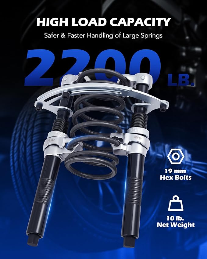 OMT Coil Spring Compressor Tool Set, 2200lb Strut Compressor Tool