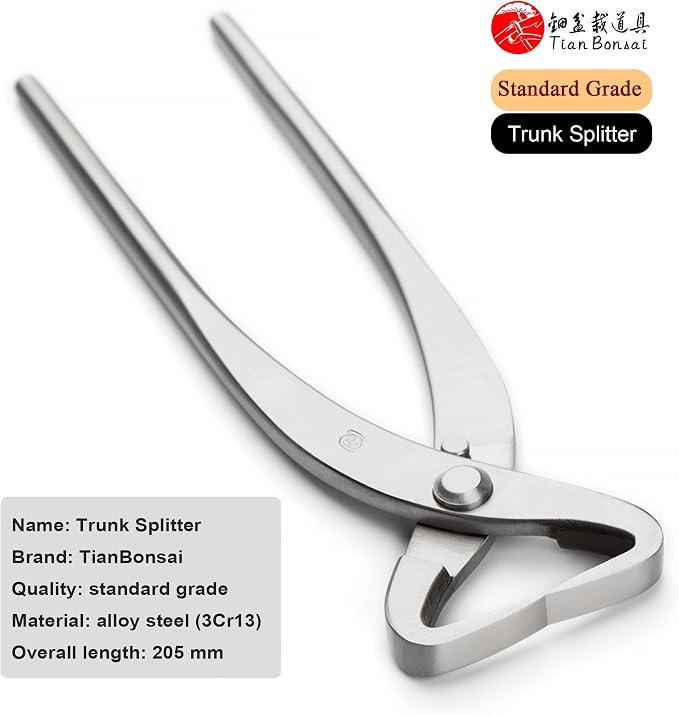 Standard Series Bonsai Tools Trunk Splitter/Root Cutter From TianBonsai (205 Mm Trunk Splitter)