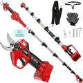 2-In-1 Electric Pruning Shears Set Compatible with Milwaukee 18V Battery, 6.9FT Adjustable Pole Pruner with 1.2" Cut Brushless Electric Branch Cutter for Gardening & Tree Trimmer (No Battery)