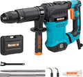Berserker 1300W 12-Pound SDS-Max Demolition Jack Hammer 45HM,11-Amp Corded | Small Lightweight Electric Concrete Breaker for Tile Removal with Vibration Control,Trigger Lock,Carrying Case & 2 Chisels