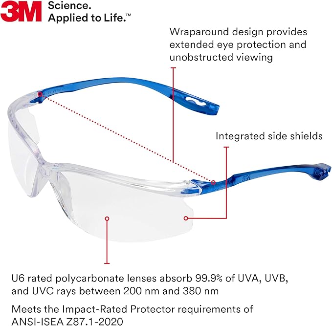 3M Hard Hat SecureFit H-700 Series Cap Style Safety Helmet with Uvicator Sensor, 4-Point Pressure Diffusion Ratchet Suspension