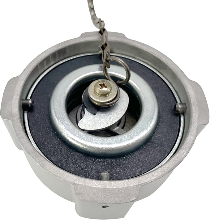 03-37017-002 Truck Fue/l Tank Locking Gas Cap, 1996-2022 Freightliner 108SD | Aluminum, Fits 114SD 122SD Argos/y Cascadia Columbia Diese/l Semi Truck, 3 In 1/4 Quarter Turn with Keys & Gaskets, 2PCS