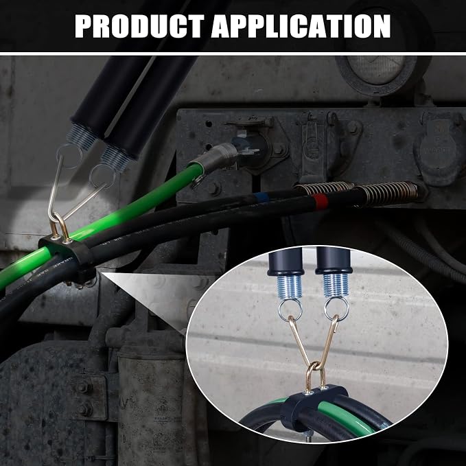 CheeMuii 20" Double Tender Spring Kit with 3-Holes 3-in-1 Air Hose Holder