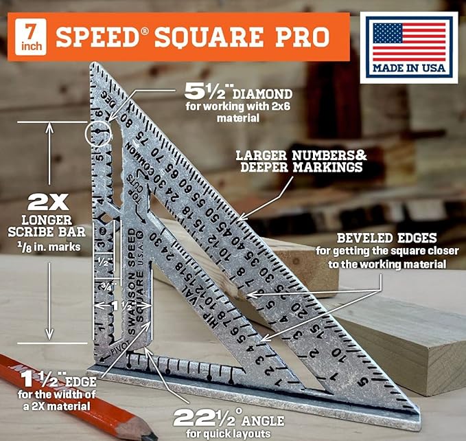 Swanson Speed Square Pro 7"