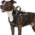 WINGOIN Tactical Dog Harness for Medium Dogs,Heavy Duty No Pull Dog Harness | with Handle,Adjustable Reflective,Military K9 Style,Big Size Dog Vest,for German Shepherd,for Walking Training Hunting