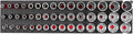 TEKTON 3/8 Inch Drive 12-Point Socket Set, 45-Piece | SHD91802 | Shallow, Semi-Deep, and Deep, 1/4 - 1 in., Foam Organizer
