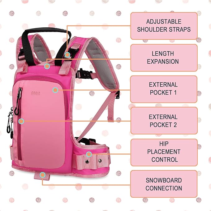 Ski and Snowboard Harness for Kids: Learn to Ski and Teach Your Child The Speed Control