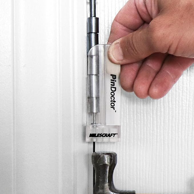 Milescraft 1229 HingeJigPLUS – Dual Clamping Door Hinge Jig Door Hinge Mortiser. Complete Hinge Installation Kit Rout Mortises from 2.5” to 4.5”. Strike and Latch Plates Included for Standard Doors